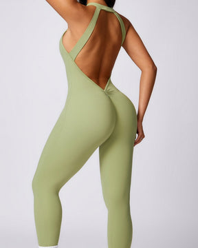 Peach Hip-lifting and Beautiful Back Quick-drying Yoga Jumpsuit