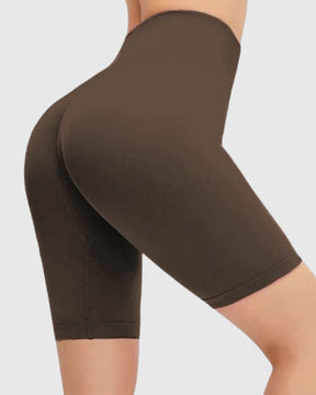 Yoga Shorts High Waist Seamless Hip Lift Shorts