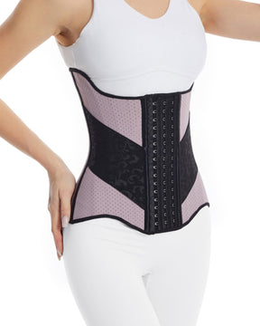 25 Steel Boned Hourglass Latex Corset Sport Postpartum Waist Trainer