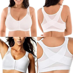 Women Front Closure With Adjustable Shoulder Straps Shaping Bras