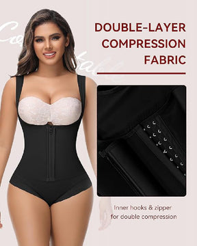 Fajas Colombianas Tummy Control Waist Trainer Open Bust Girdle Shapewear