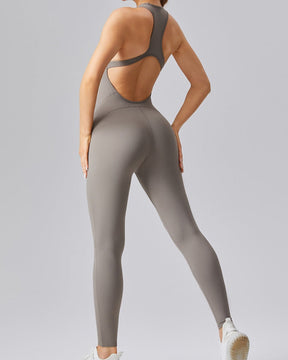 Nude Sexy Beauty Back Quick-drying Stretch Yoga Jumpsuit