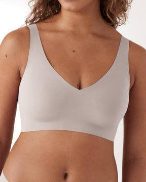 Seamless Comfort V Neck Pullover Sleep Bra With Removable Pads