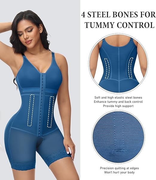 Women's Tummy Control Fajas Colombianas Post Surgery Full Body Butt Lifter Body Shaper