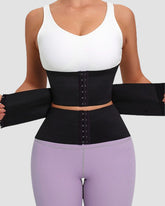 Waist Trainer Corset Double Belt Breathable Belly Slimming Workout Adjustable Fajas Girdle