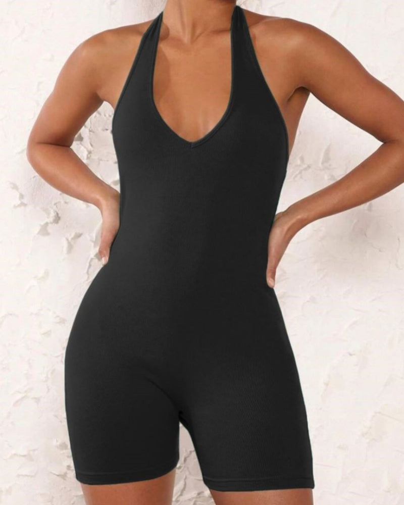 High Elastic Slim Sleeveless Bodysuit