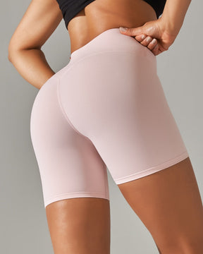 Skinny High Waist Stretch Yoga Shorts