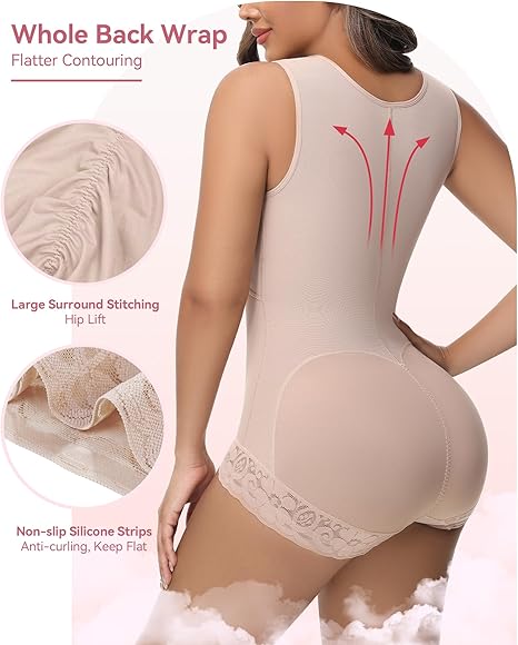 Fajas Colombianas BBL Post Surgery Stage 2/3 Body Shaper Tummy Control Shapewear