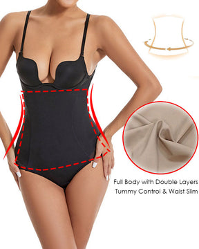 Seamless Corset Backless Bodysuits U Plunge Tummy Control Shapewear