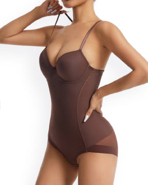 Breast Push Up Butt Lift Bodysuit Shapewear With Bra