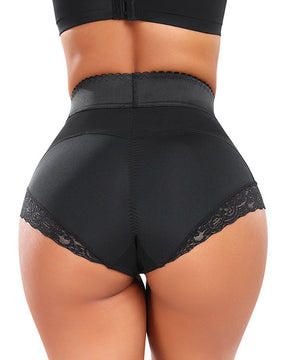 Women's Triangle Mid Waist Hip Lifting Tummy Control Shapewear Shorts