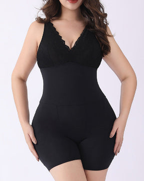 Lace Backless Underwire Open Crotch Shapewear With Removable Sponge Pad