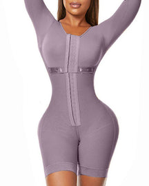 Full Body Shaper Shapewear Faja Colombianas Full Bust Long Sleeves Strong Compression