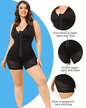 High Compression Short Girdle With Brooches Bust Girdle With Bust For Daily And Post-surgical Use