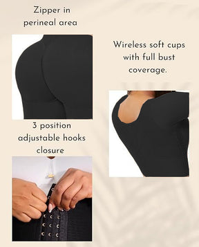 Full Body Post-Surgery Fajas Tummy Control Shapewear