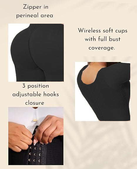 Full Body Post-Surgery Fajas Tummy Control Shapewear