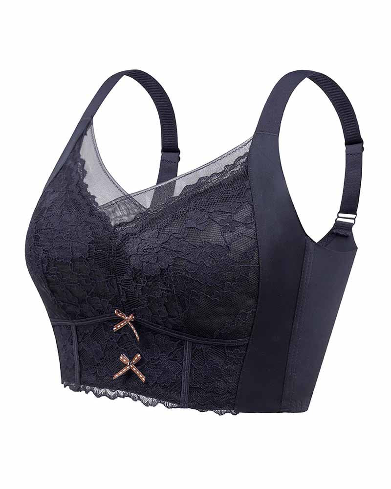 Breathable Wireless Lace Full Coverage Comfortable Bra