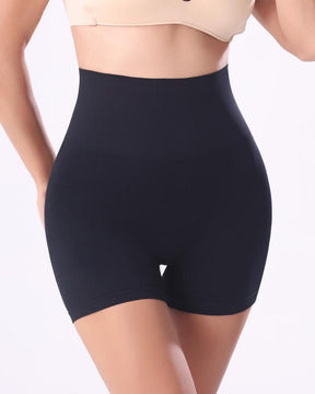 Women's Mid Waist Seamless Shaping Boyshorts Belly Tightening Comfortable Shorts