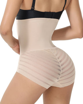 High-waisted Tummy Control Breathable Mesh Panties Shorts