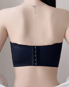 Women's Strapless Bandeau Minimizer Bralette Non-slip Thin Wireless Bra