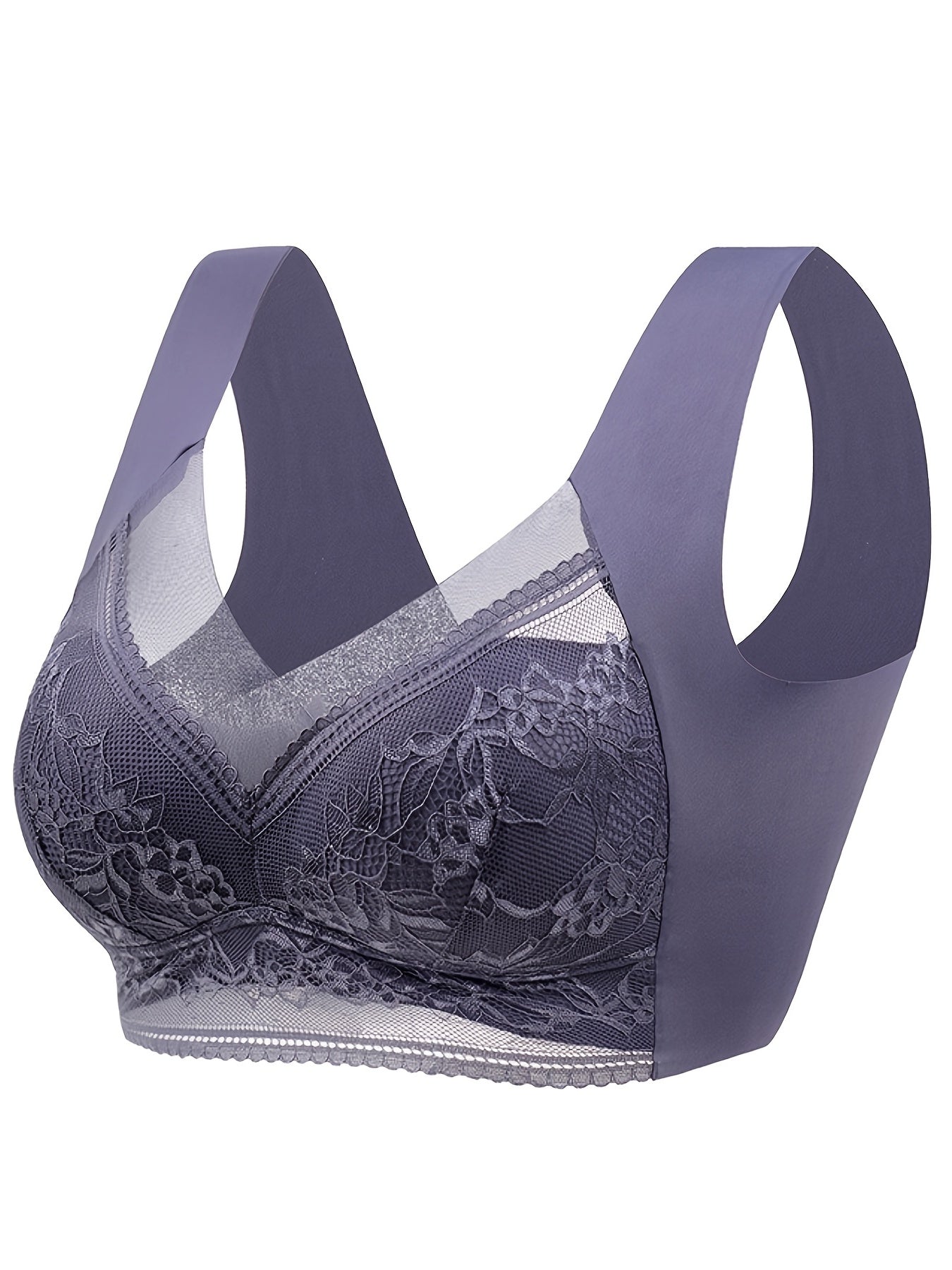 Soft Lace Wireless Full Coverage Comfort Straps Tank Bra