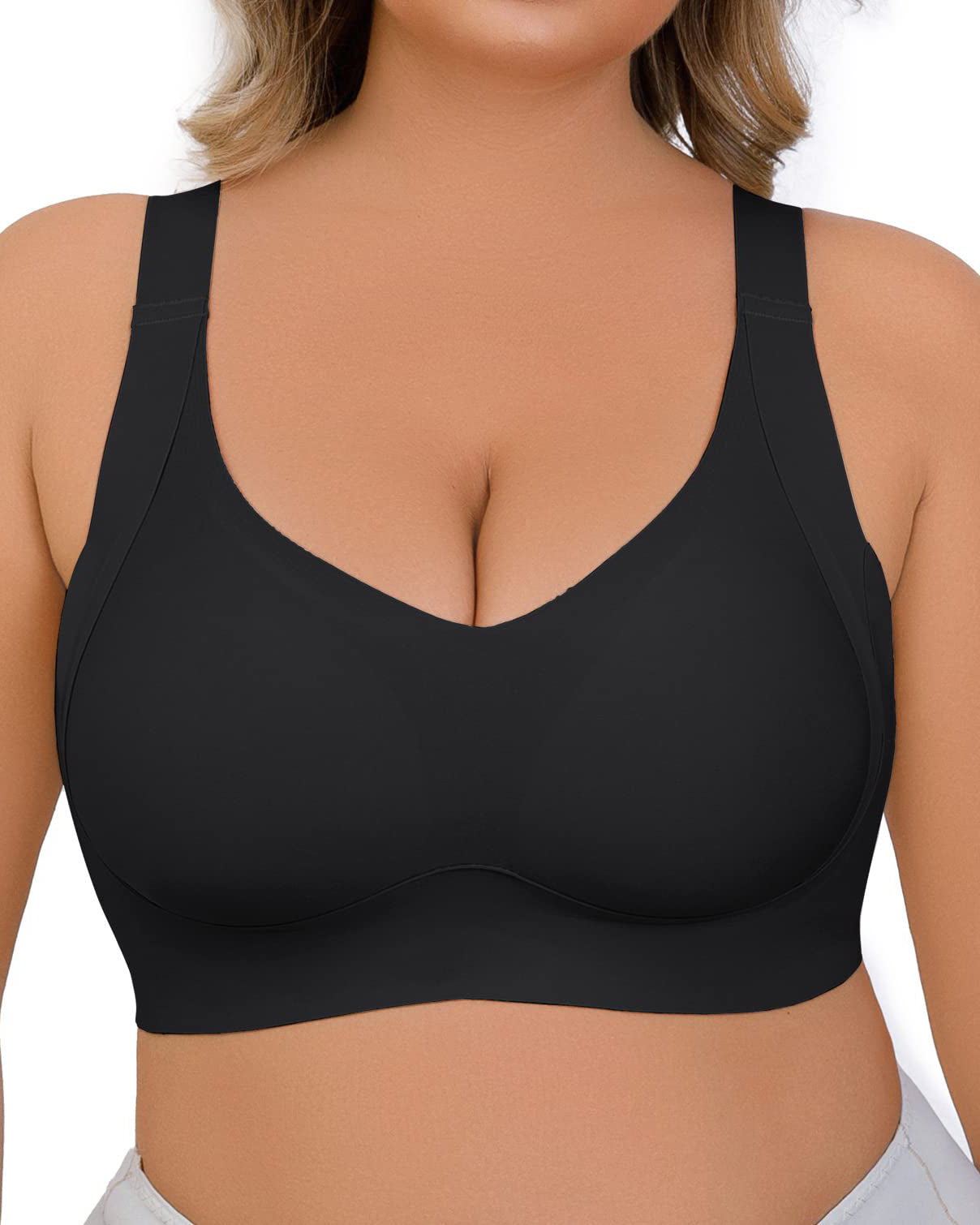 Daily Comfort Wireless Shaper Bra Smooth Full Coverage Support Bra