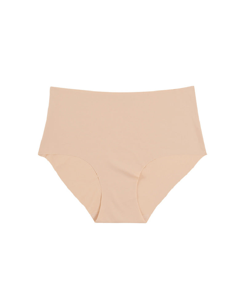 Women's Seamless Ice Silk Breathable Comfortable Triangle Mid-waist Panties