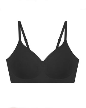 Solid Smooth Cup Seamless Push Up Wireless Thin U Back Bra