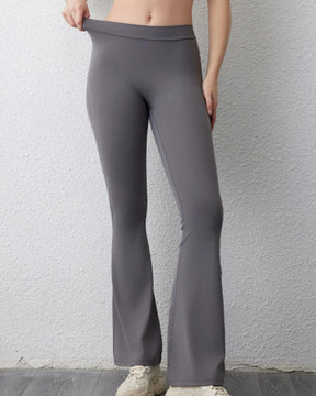 Peach Hip V Pleated Leggings Hip-lifting Yoga Flared Pants