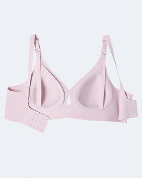 Women's Anti-Sagging Front Buckle Nursing Bra Smooth Wireless Hollow Comfortable Bra