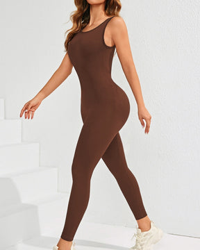 Deep V One-piece Jumpsuit Elastic Tights Quick-drying Yoga Clothes