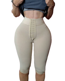 Front Closure Hourglass Bodyshaper High Compression Shorts Butt Lifter