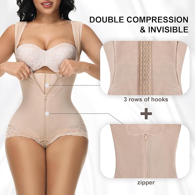 Fajas Colombianas Double Tummy Control Post Surgery Back Support Revenge Shapewear