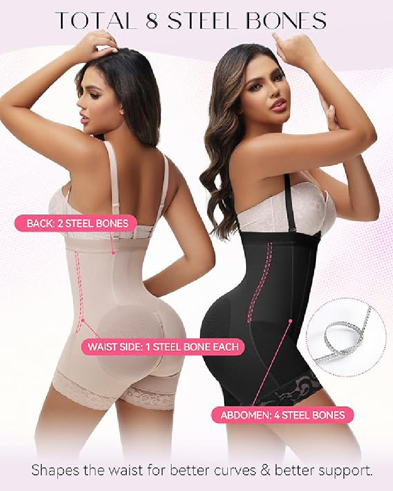 Fajas Colombianas Tummy Control Strapless Butt Lifter BBL Shapewear