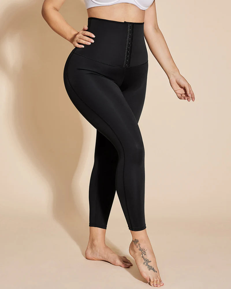 High Waisted Sculpting Thigh Slimmer Shapewear Leggings Control Pants