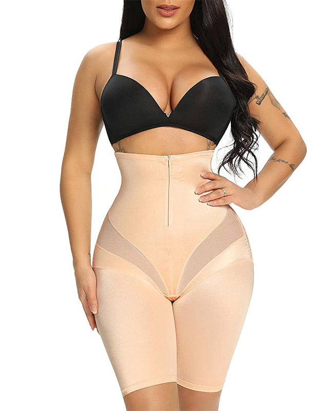 Women's Shapewear Shorts Tummy Control Slim Fit High Waist Thigh Slimmer BBL Shorts