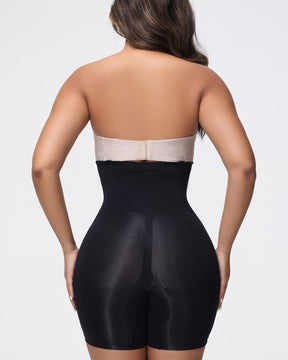 High Waist Seamless Slimming Shapewear Shorts With Removable Strap