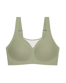 Women's Smooth Minimizer Bra Thin Wireless Soft Support Bralette