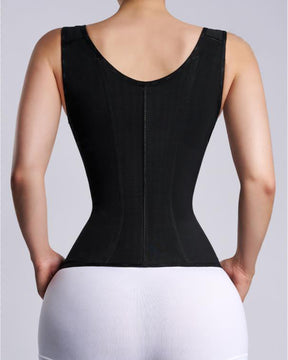 Women Hourglass Vest  Tummy Control Waist Trainer Corset With Hook and Eye