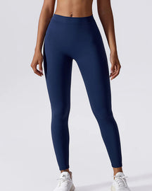 Sculpting V-Back Ruched Leggings Peach Butt Lifting Yoga Pants