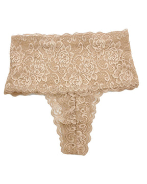 Women's Sexy Lace High Waist Thong Tummy Control Invisible Shaper Panties