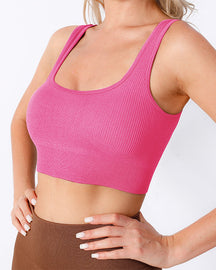 Fitness Back Yoga Sports Bra with Chest Pads