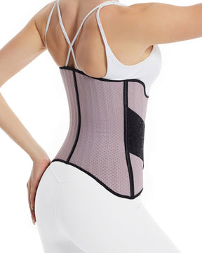 25 Steel Boned Hourglass Latex Corset Sport Postpartum Waist Trainer