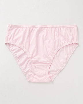 Pink Cotton High-Cut Brief Plus Size Underwear