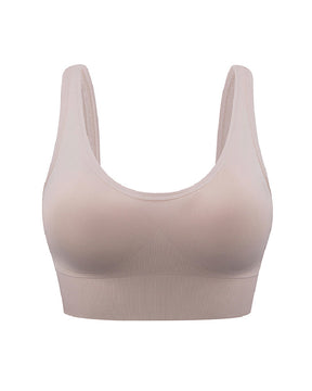 Women's Wireless High Support Adjustable Padded Push Up Crop Tank Top Sports Bra