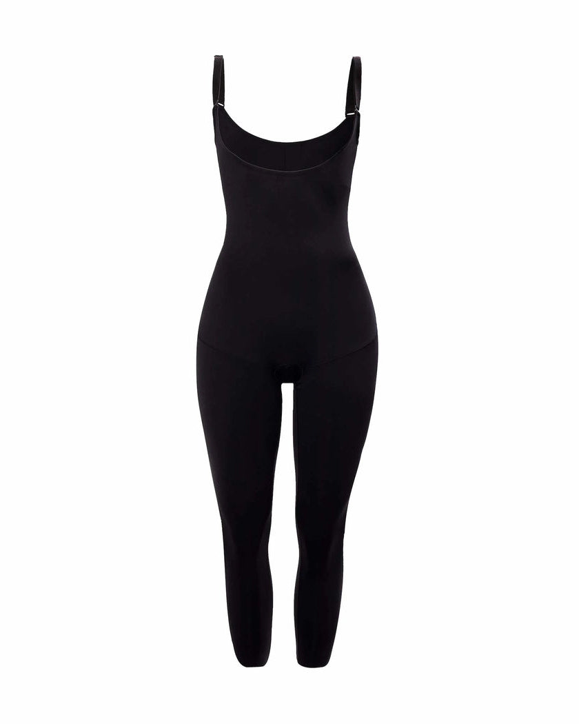 Seamless Slimming Open Bust Full Body Shapewear Jumpsuit Bodyshaper