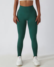 Seamless Hip Lift Knitted High Waisted Breathable Yoga Pants