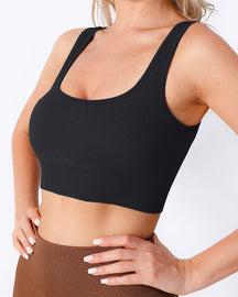 Fitness Back Yoga Sports Bra with Chest Pads