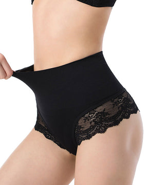 Seamless Lace Soft Cotton Boyshorts Panties for Women