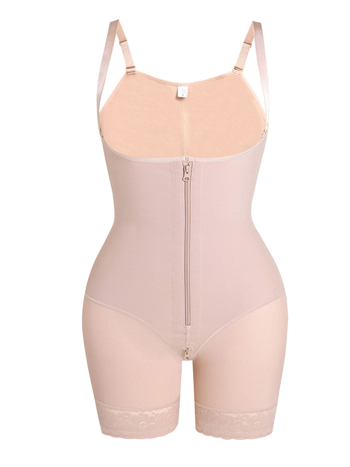 Fajas Colombianas Internal Hooks Invisible Tummy Control Zipper Underbust Shapewear